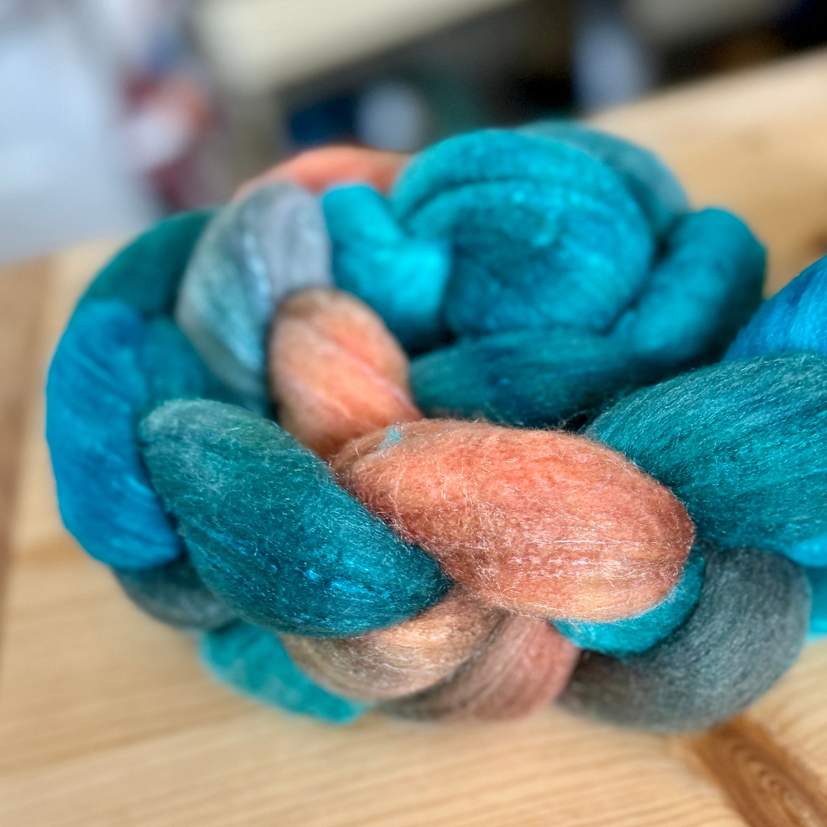 Climate Beneficial Rambouillet/Tussah Silk(80/20) - Koi Pond (Batch B)