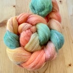 September Drop - Peak Peach Delusions - Hand-dyed roving (top)