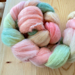 September Drop - Peak Peach Delusions - Hand-dyed roving (top)