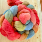 September Drop - Peak Peach Delusions - Hand-dyed roving (top)