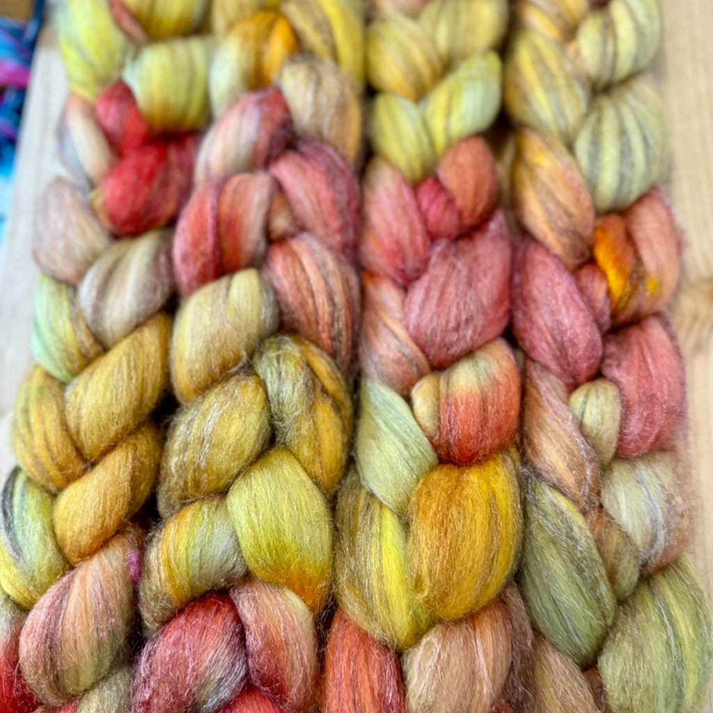 Merino yak silk fiber