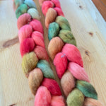 September Drop - Peak Peach Delusions - Hand-dyed roving (top)