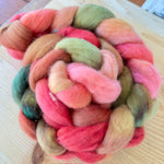 September Drop - Peak Peach Delusions - Hand-dyed roving (top)