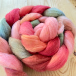 September Drop - Peak Peach Delusions - Hand-dyed roving (top)