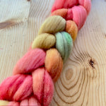 September Drop - Peak Peach Delusions - Hand-dyed roving (top)