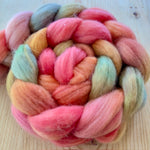 September Drop - Peak Peach Delusions - Hand-dyed roving (top)