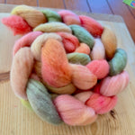 September Drop - Peak Peach Delusions - Hand-dyed roving (top)