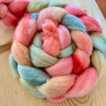 September Drop - Peak Peach Delusions - Hand-dyed roving (top)