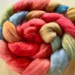 September Drop - Peak Peach Delusions - Hand-dyed roving (top)