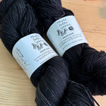 couch surfer | merino and yak blends | black (dyed to order)