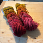 Ombre Yoke and Shawl Mini Skeins | Aurai Sock | red to gold