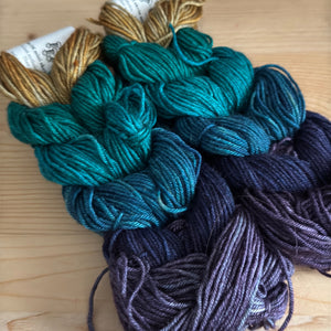 HDK3  | merino and yak blends | Helios DK mini skeins yarn