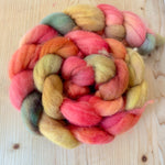September Drop - Peak Peach Delusions - Hand-dyed roving (top)