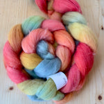 September Drop - Peak Peach Delusions - Hand-dyed roving (top)