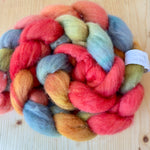 September Drop - Peak Peach Delusions - Hand-dyed roving (top)