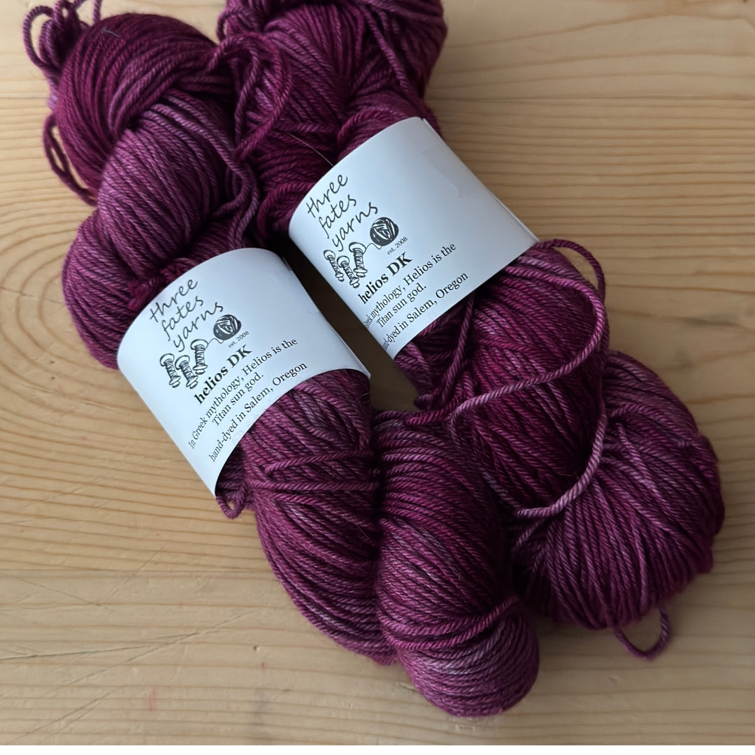 cheshire 1 | merino and yak blends | red-purple yarn