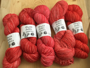 red-orange | mt. st. helens | yarn