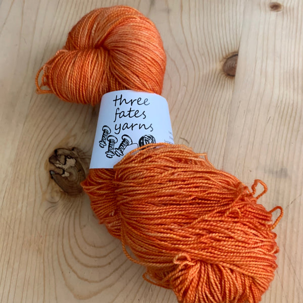 orange yellow knitting and crocheting yarn from three fates yarns – Three  Fates Yarns